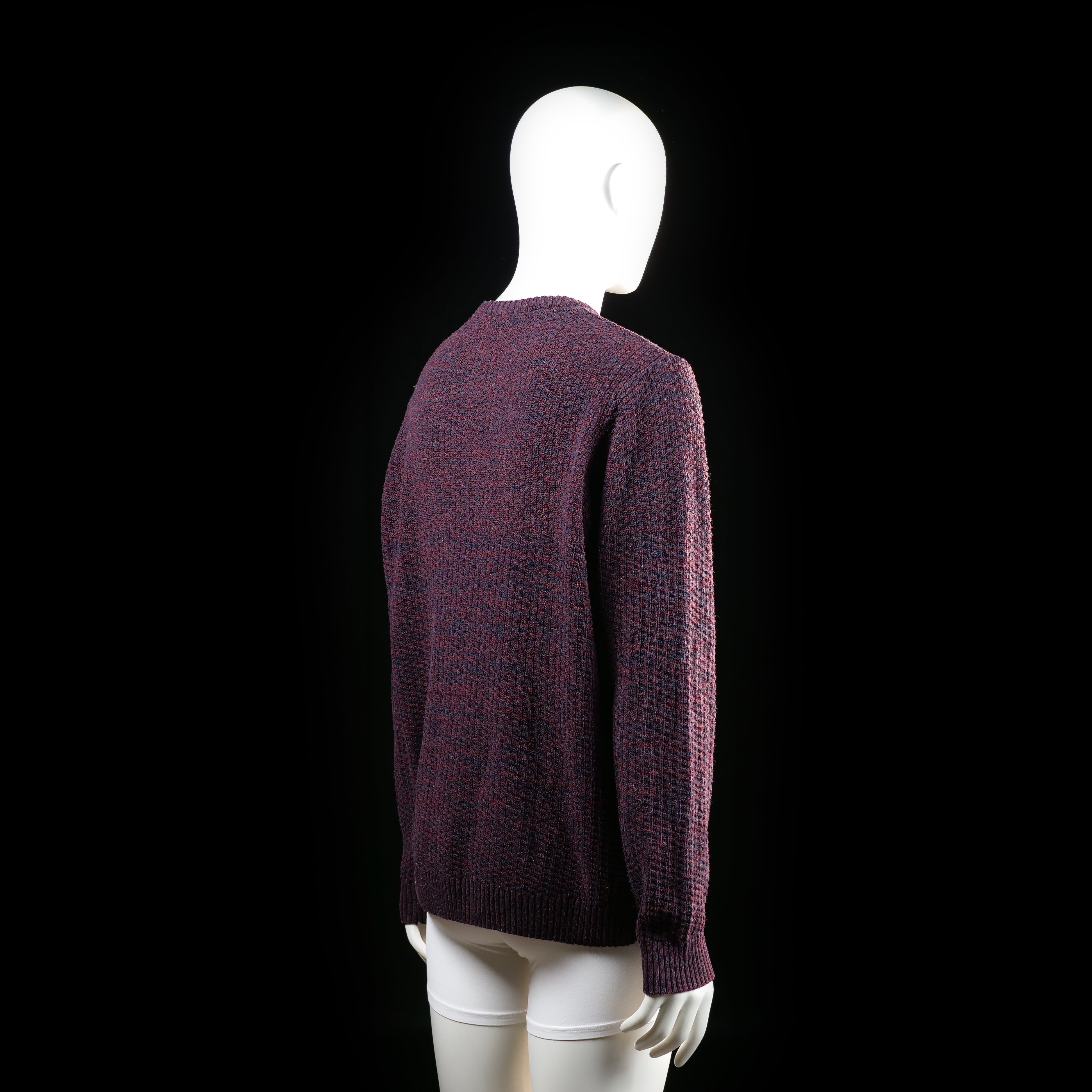 Defacto - sweater - Burgundy, Navy - (Storlek: L)