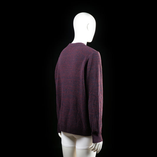 Defacto - sweater - Burgundy, Navy - (Storlek: L)