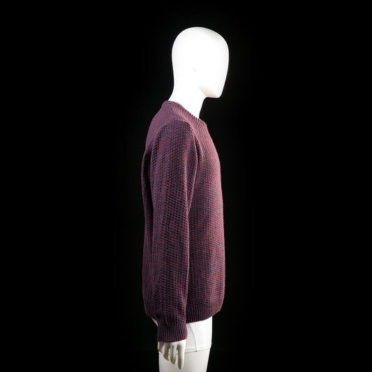 Defacto - sweater - Burgundy, Navy - (Storlek: L)