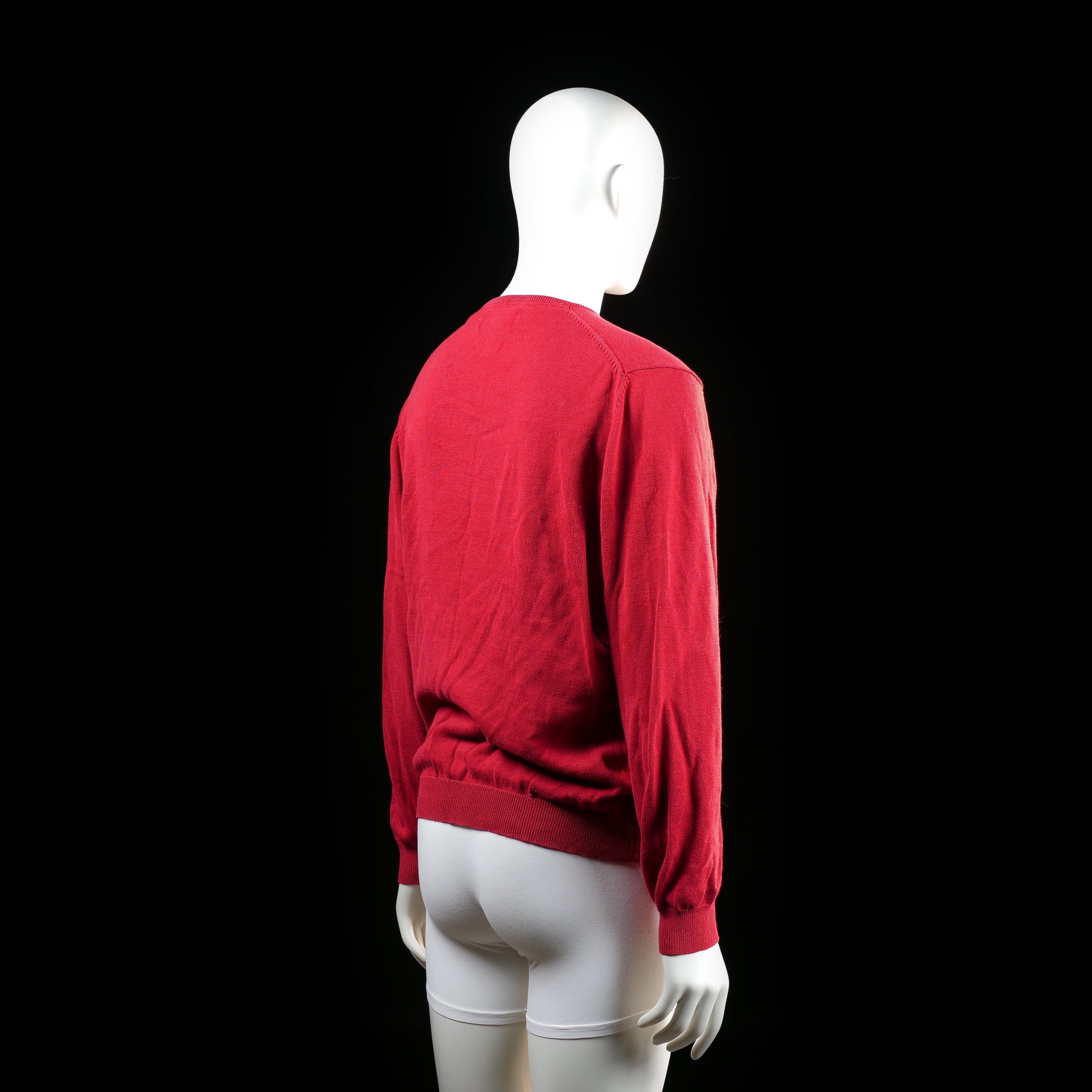 Hampton Republic - sweater - Red, Navy - (Storlek: M)
