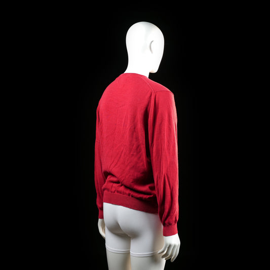 Hampton Republic - sweater - Red, Navy - (Storlek: M)