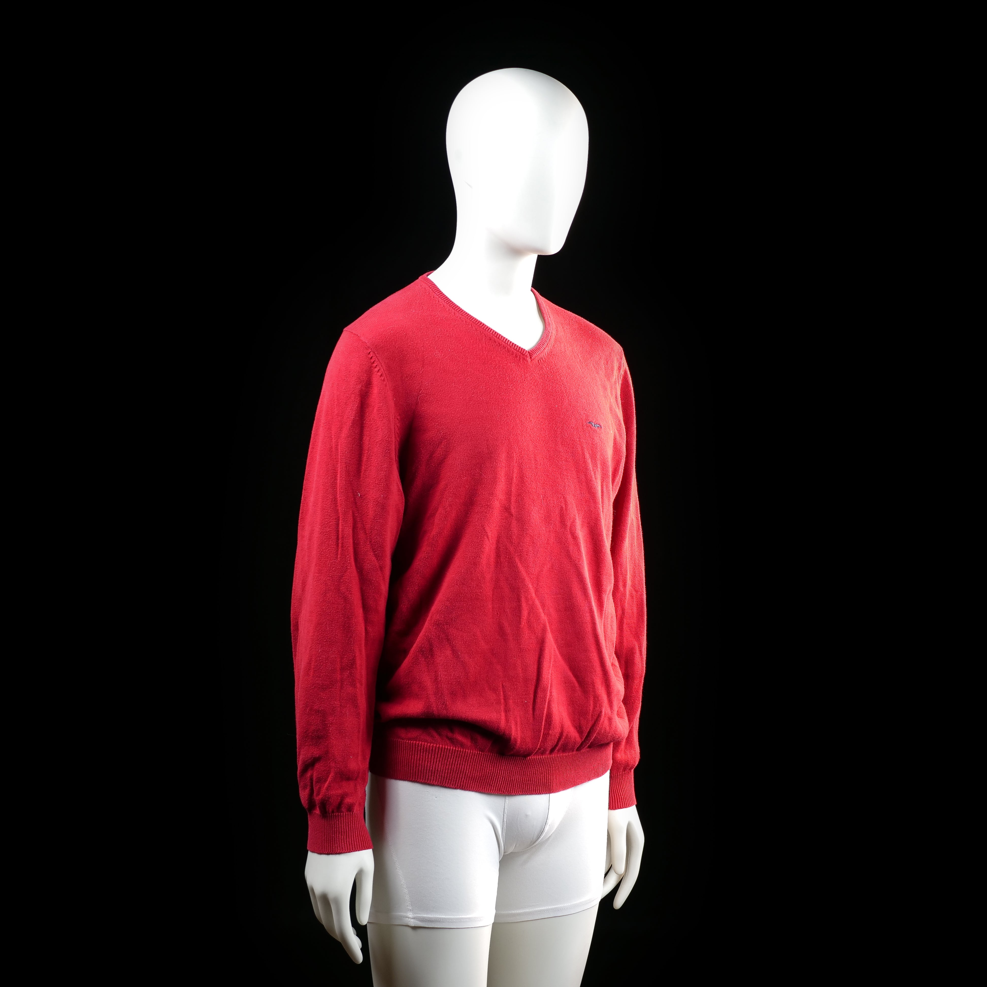 Hampton Republic - sweater - Red, Navy - (Storlek: M)