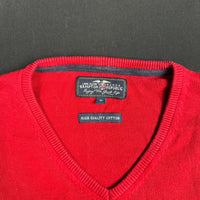 Hampton Republic - sweater - Red, Navy - (Storlek: M)