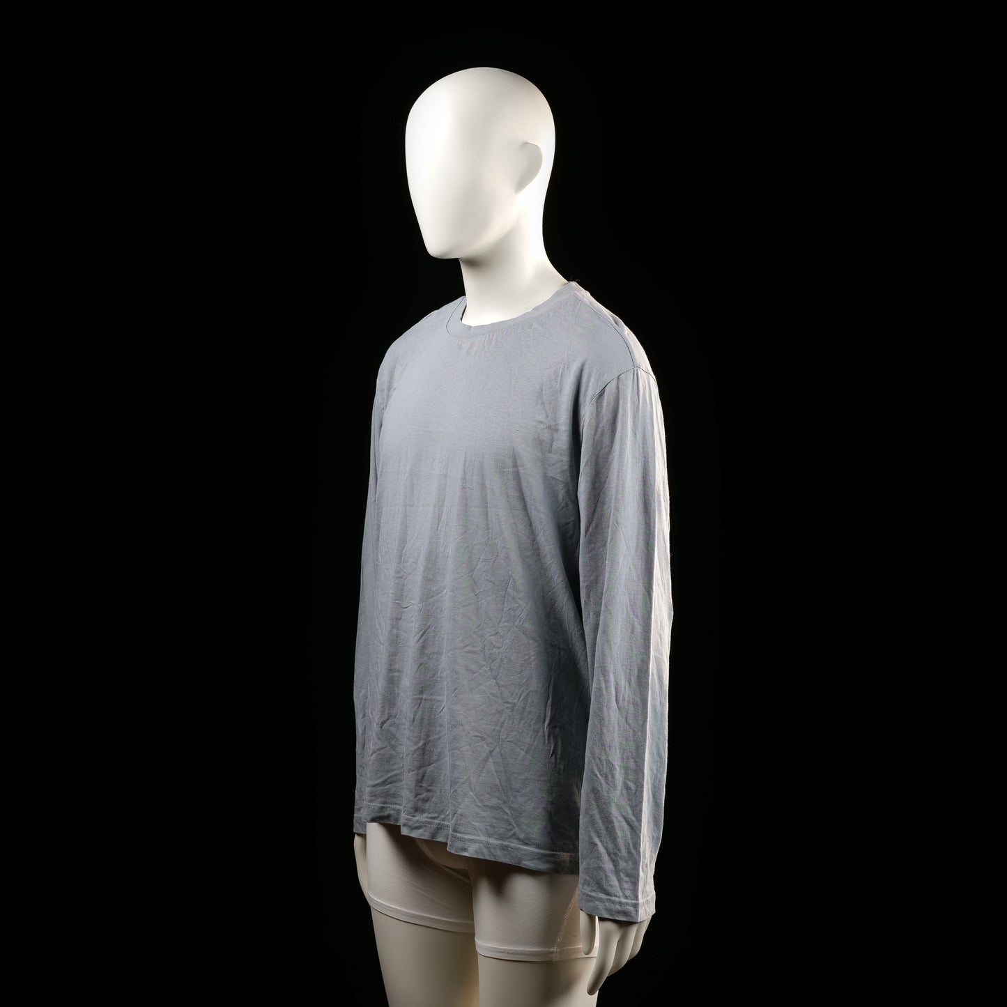 H&M - long-sleeve top - Light Gray - (Storlek: L)