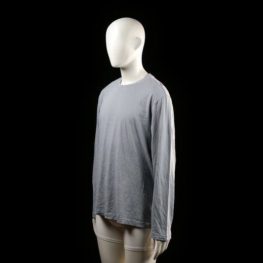 H&M - long-sleeve top - Light Gray - (Storlek: L)