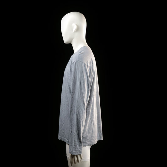 H&M - long-sleeve top - Light Gray - (Storlek: L)