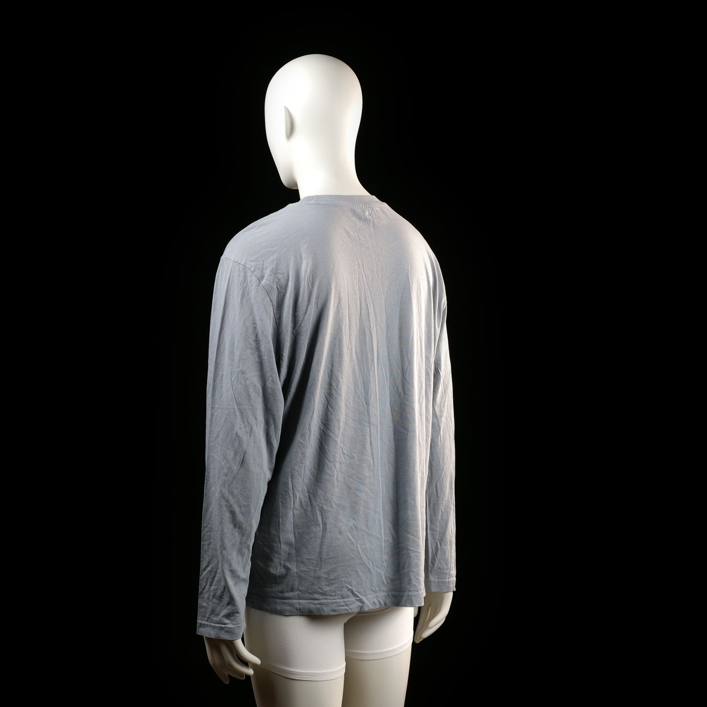 H&M - long-sleeve top - Light Gray - (Storlek: L)