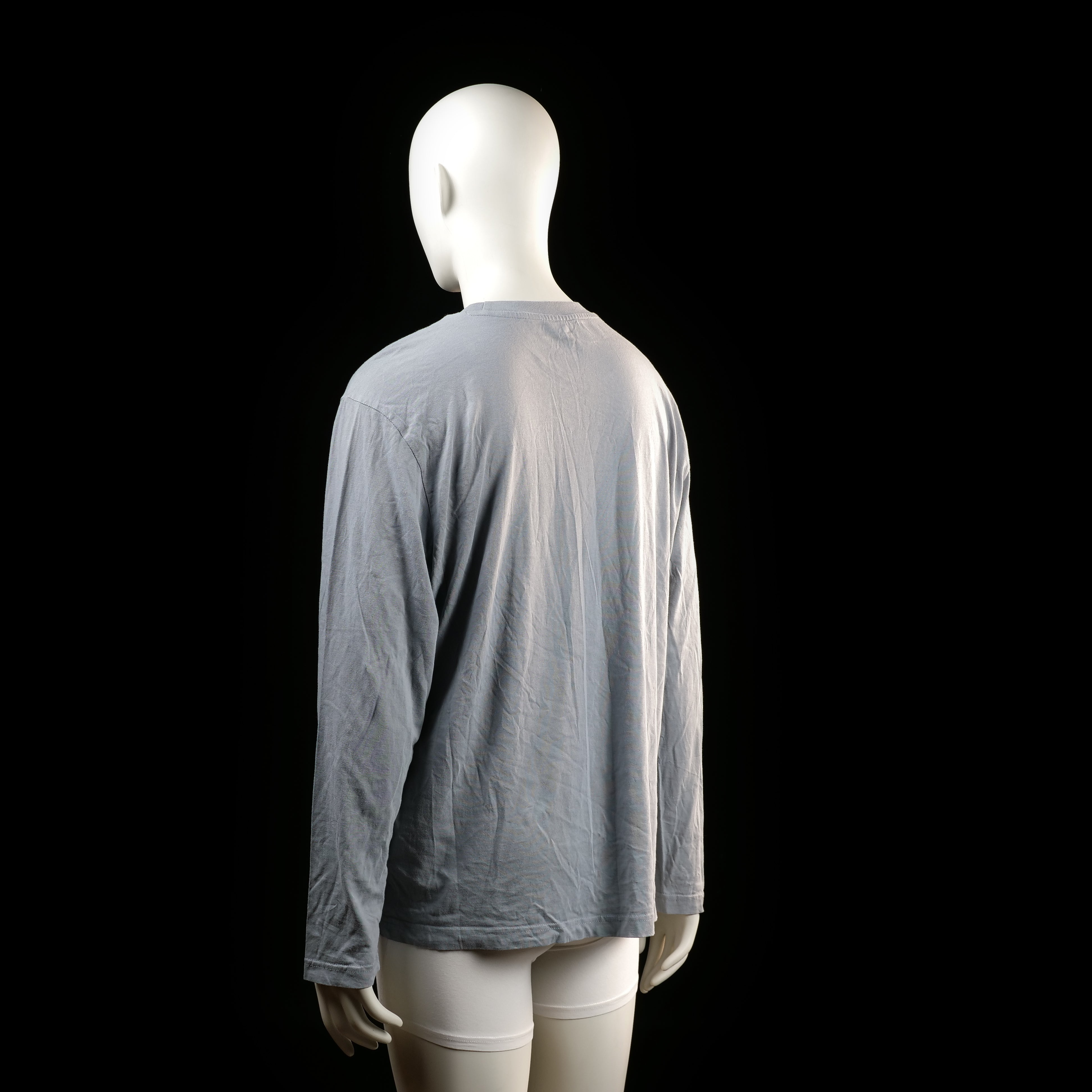 H&M - long-sleeve top - Light Gray - (Storlek: L)