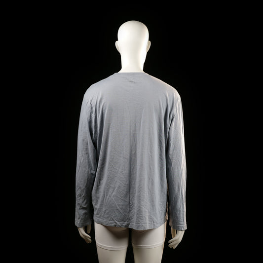 H&M - long-sleeve top - Light Gray - (Storlek: L)