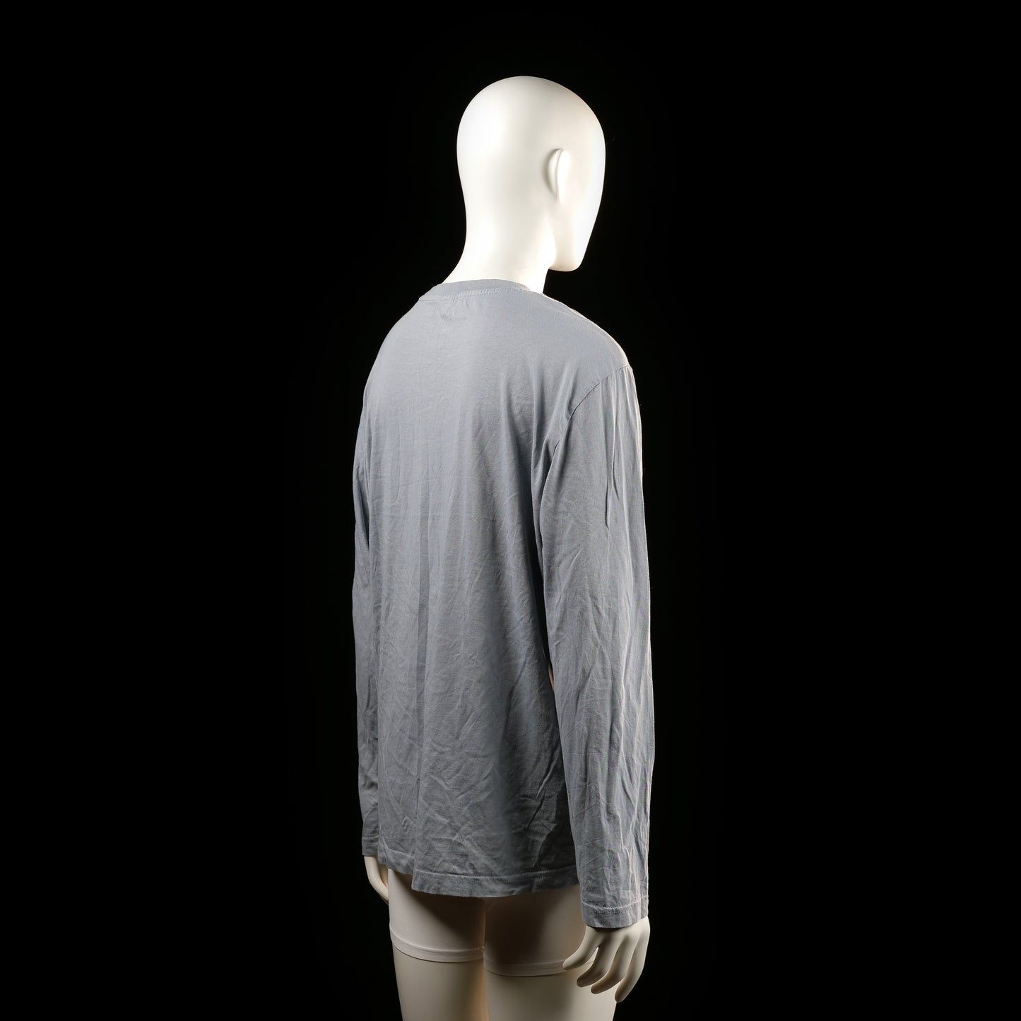 H&M - long-sleeve top - Light Gray - (Storlek: L)