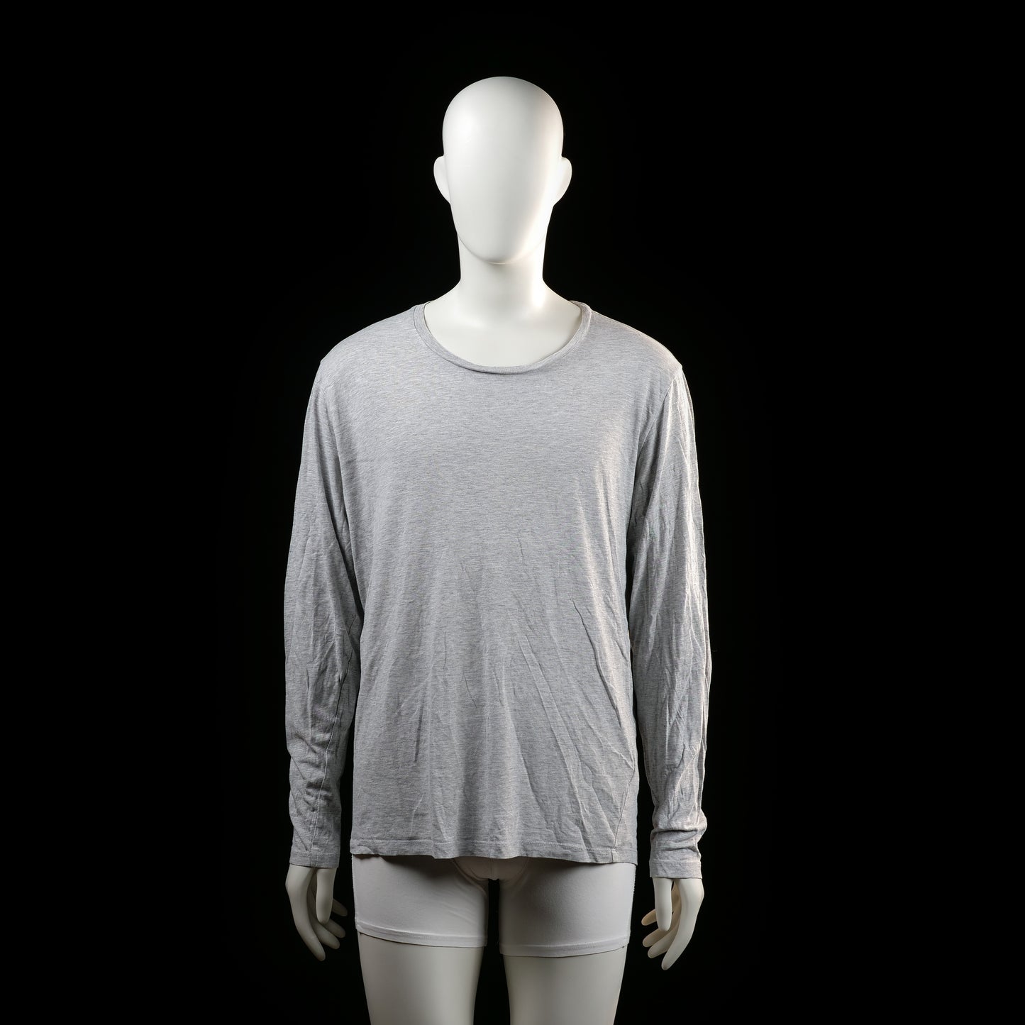 Soc - long-sleeve top - Light Gray - (Storlek: XL)