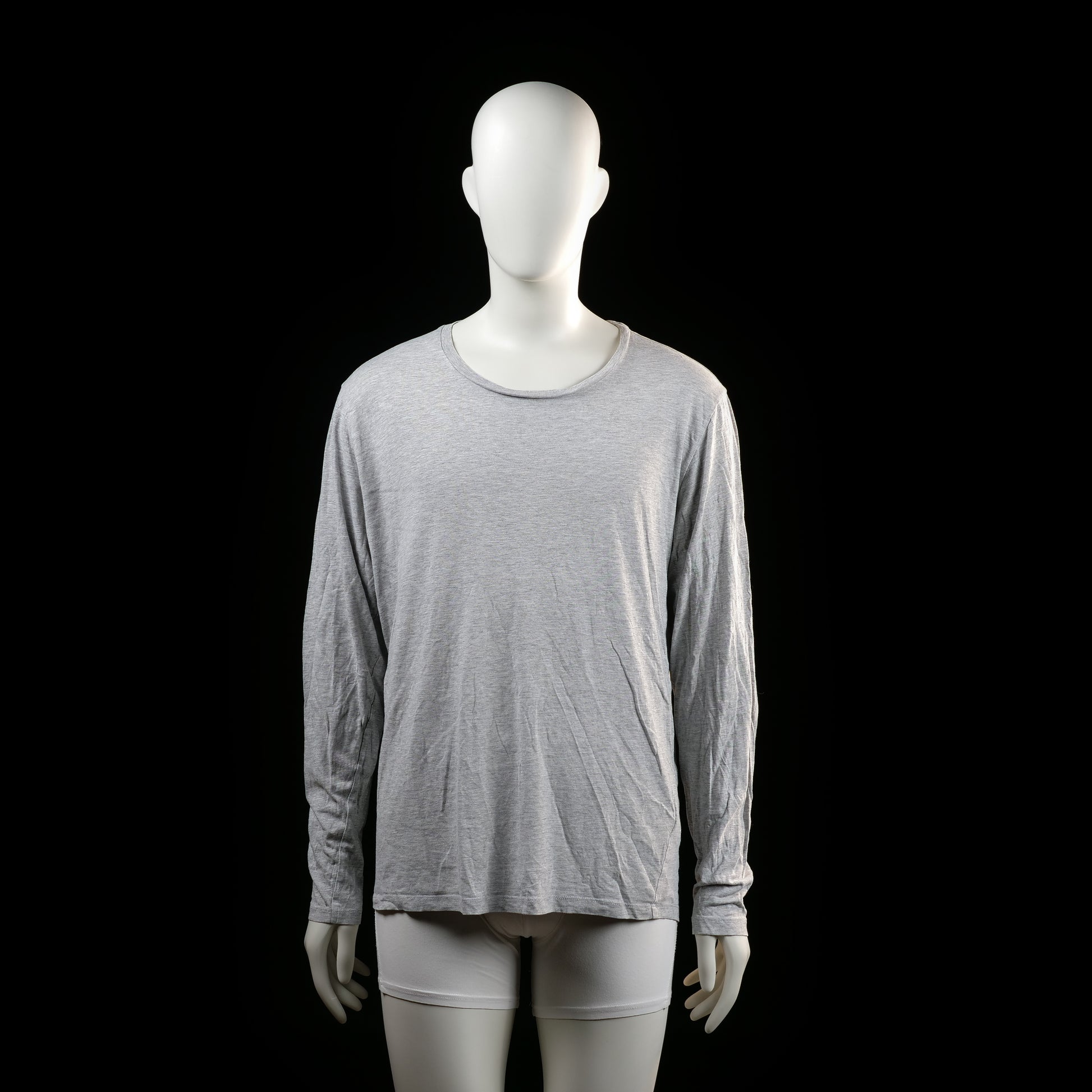 Soc - long-sleeve top - Light Gray - (Storlek: XL)