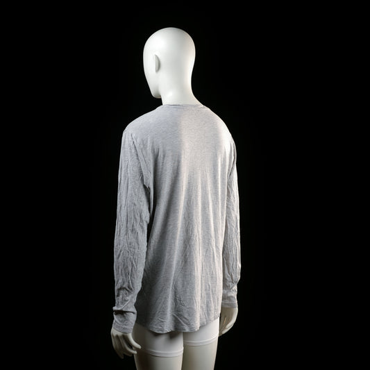 Soc - long-sleeve top - Light Gray - (Storlek: XL)