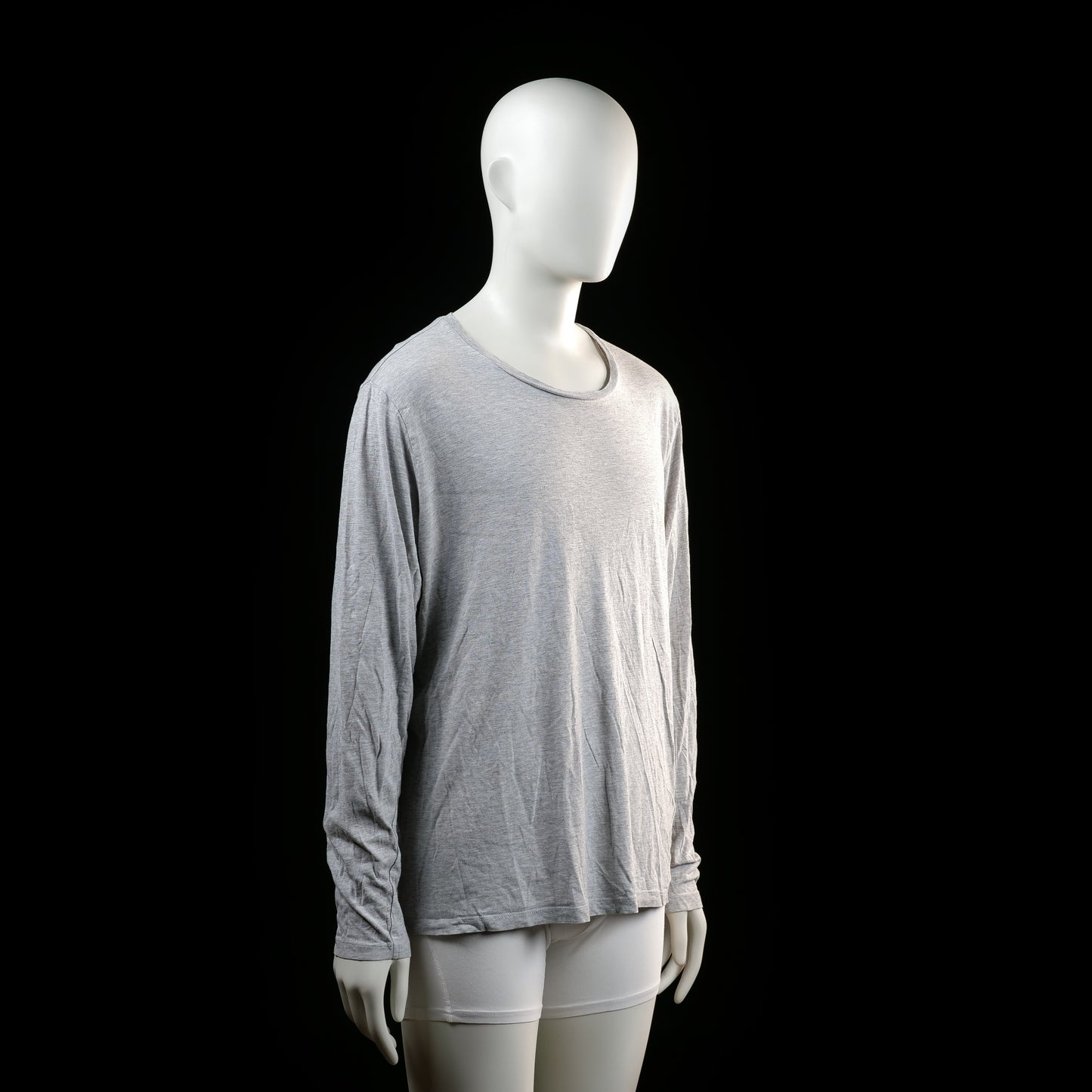 Soc - long-sleeve top - Light Gray - (Storlek: XL)