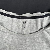 Soc - long-sleeve top - Light Gray - (Storlek: XL)