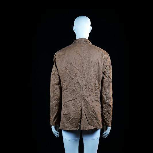 Jean Courcel - safari jacket - Camel - (Storlek: 52)
