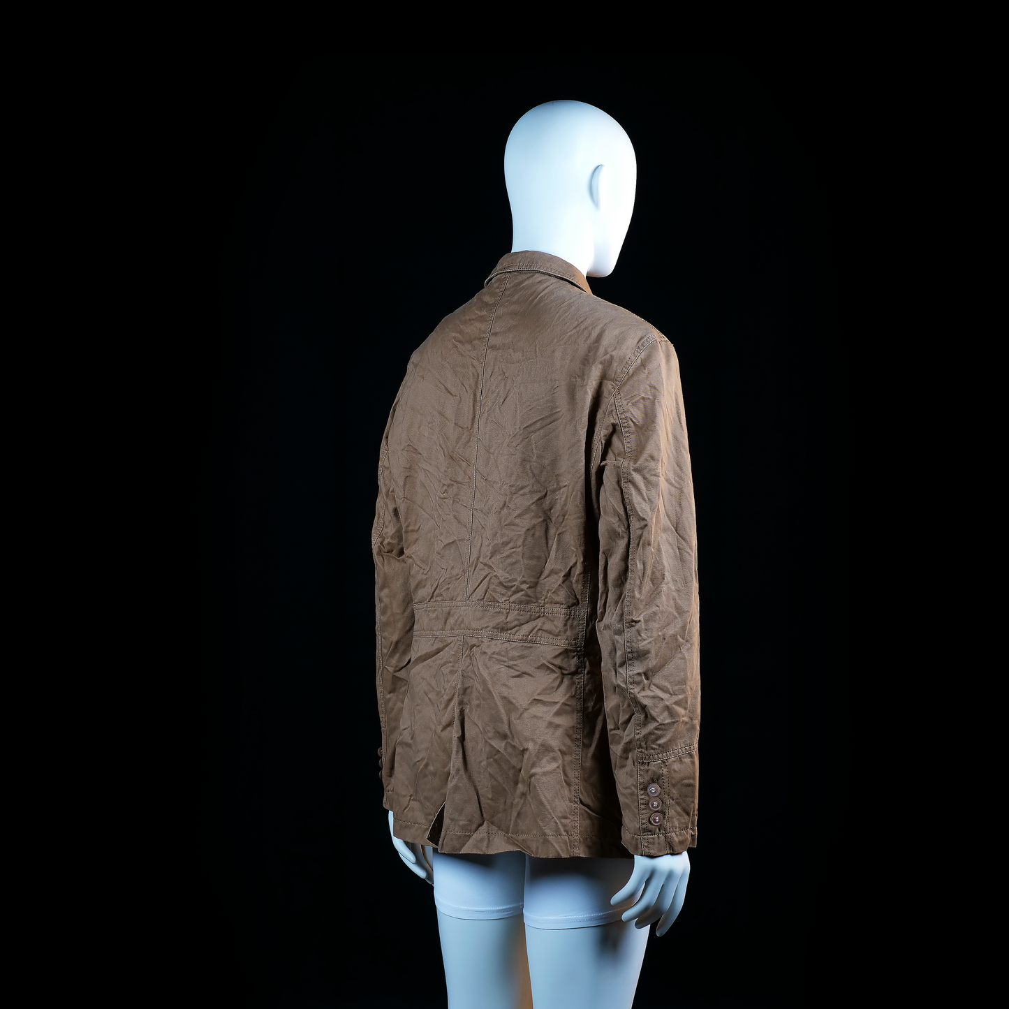 Jean Courcel - safari jacket - Camel - (Storlek: 52)