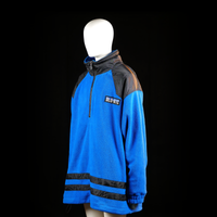 Dlo-nyc - fleece jacket - Light Blue, Black - (Storlek: XXXXL)