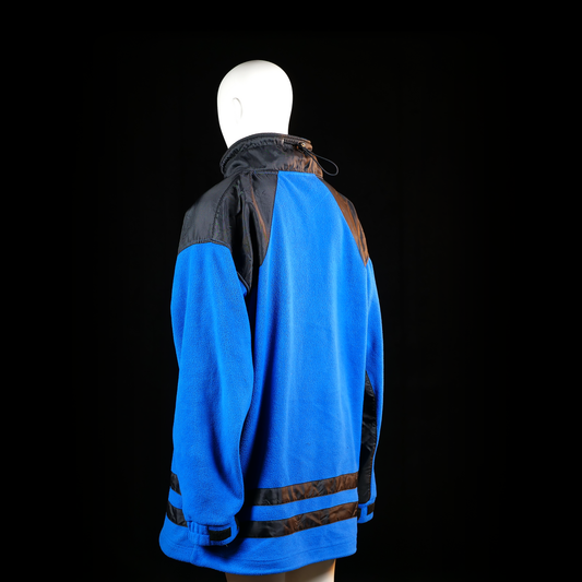 Dlo-nyc - fleece jacket - Light Blue, Black - (Storlek: XXXXL)
