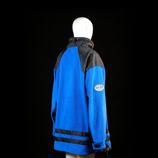 Dlo-nyc - fleece jacket - Light Blue, Black - (Storlek: XXXXL)