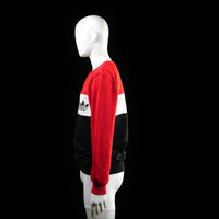 Adidas - sweatshirt - Red, White, Black - (Storlek: XXL)