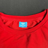 Adidas - sweatshirt - Red, White, Black - (Storlek: XXL)