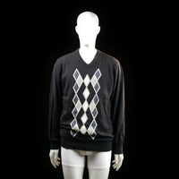 Arnold Palmer - sweater - Black, White, Beige - (Storlek: L)