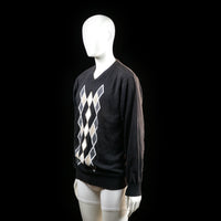 Arnold Palmer - sweater - Black, White, Beige - (Storlek: L)