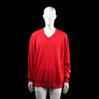 Dressmann - sweater - Red - (Storlek: 3XL)