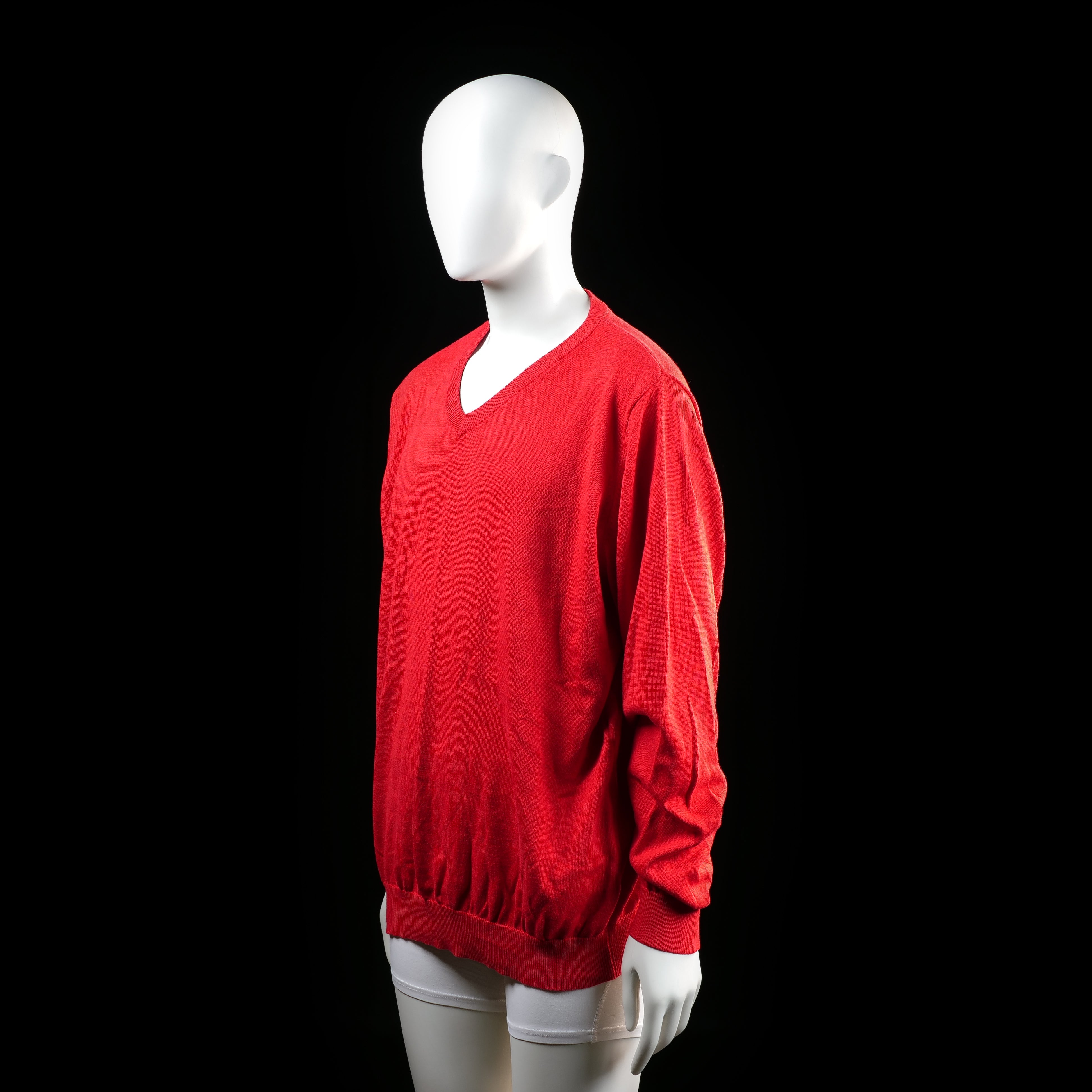 Dressmann - sweater - Red - (Storlek: 3XL)