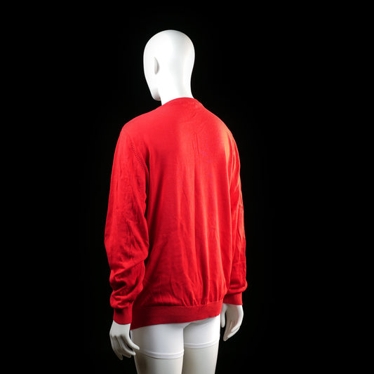 Dressmann - sweater - Red - (Storlek: 3XL)