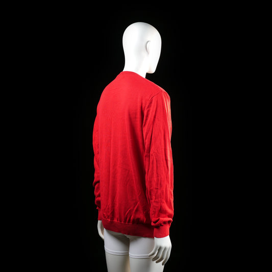 Dressmann - sweater - Red - (Storlek: 3XL)