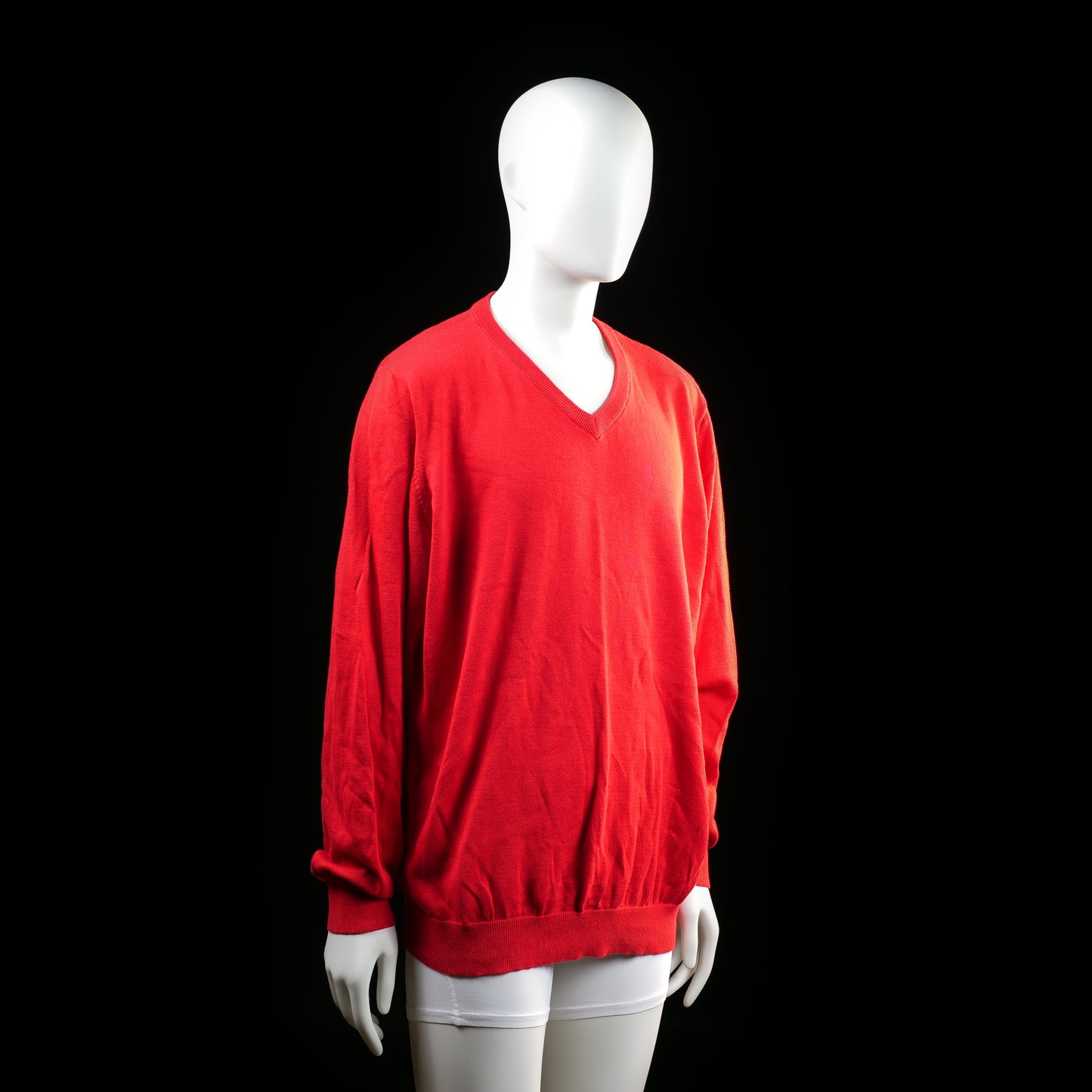 Dressmann - sweater - Red - (Storlek: 3XL)