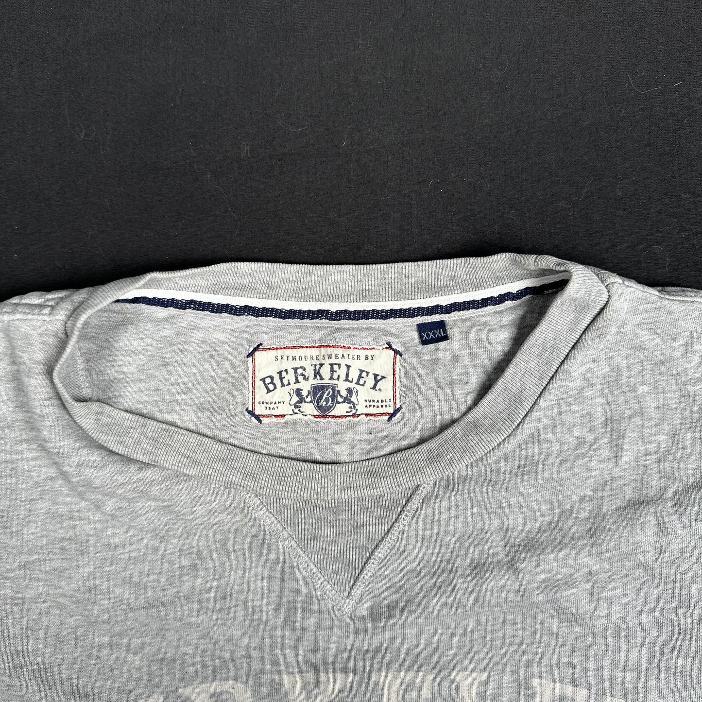 Berkeley - sweatshirt - Light Gray - (Storlek: 3XL)