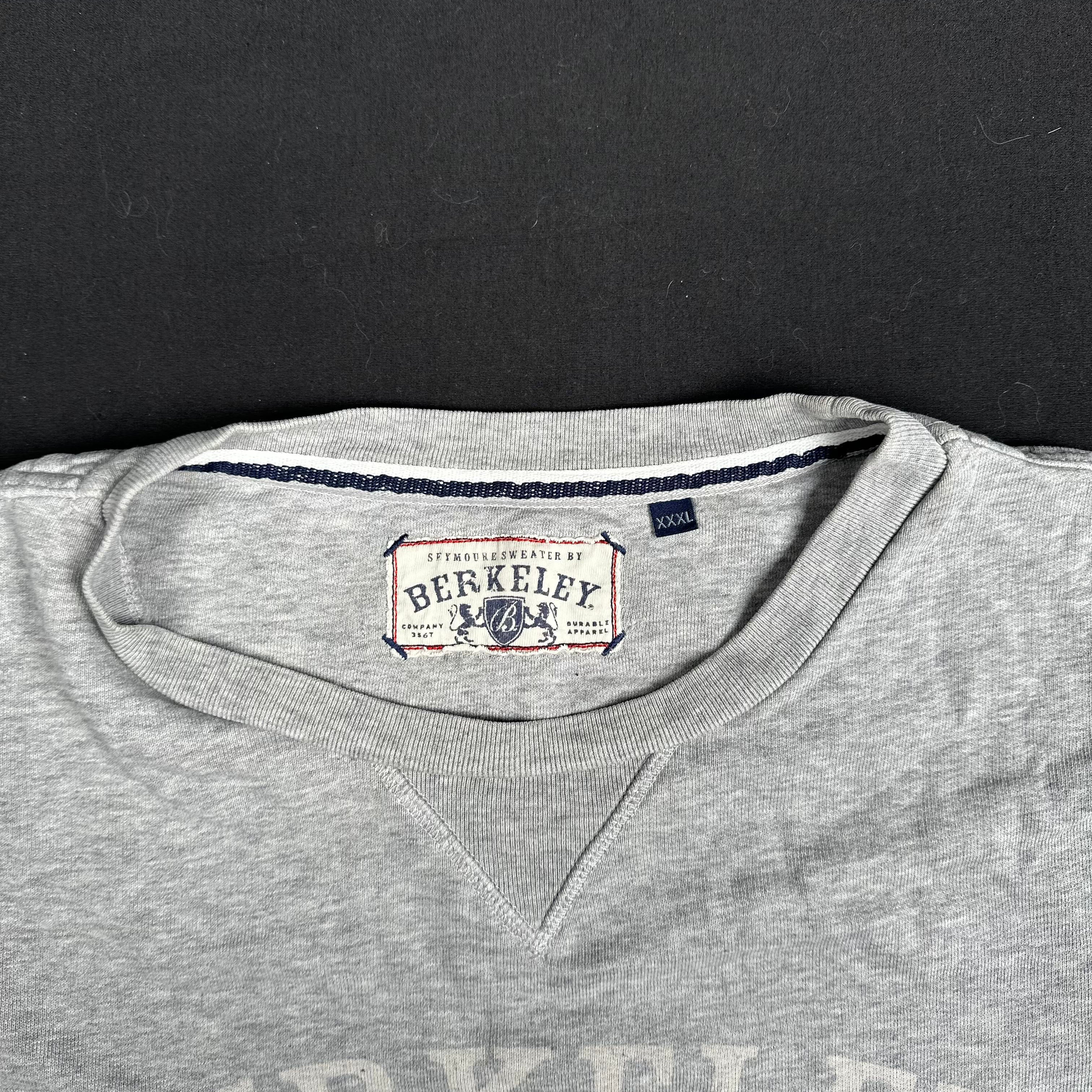 Berkeley - sweatshirt - Light Gray - (Storlek: 3XL)