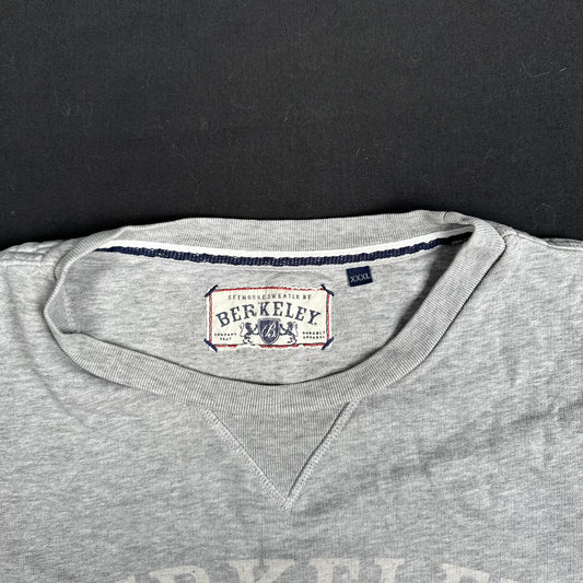 Berkeley - sweatshirt - Light Gray - (Storlek: 3XL)