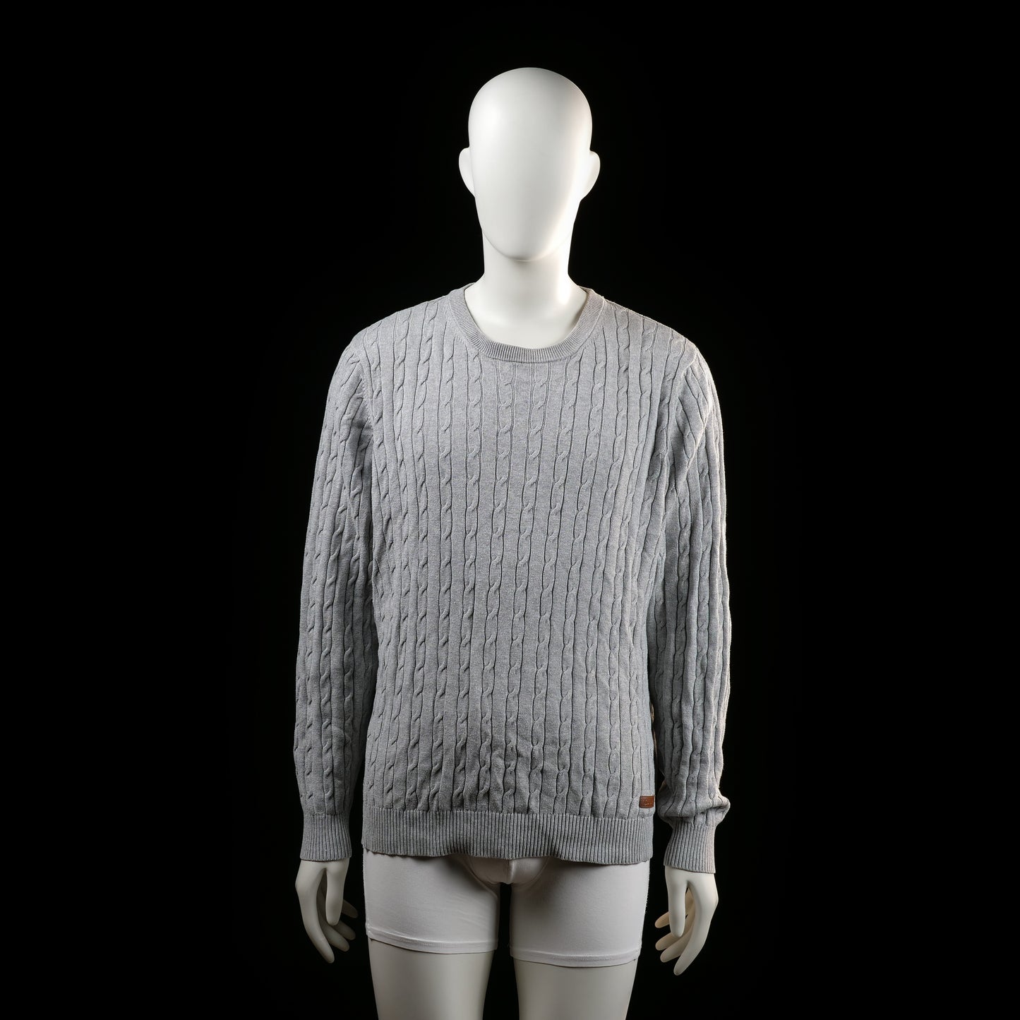 Bondelid - sweater - Light Gray - (Storlek: L)
