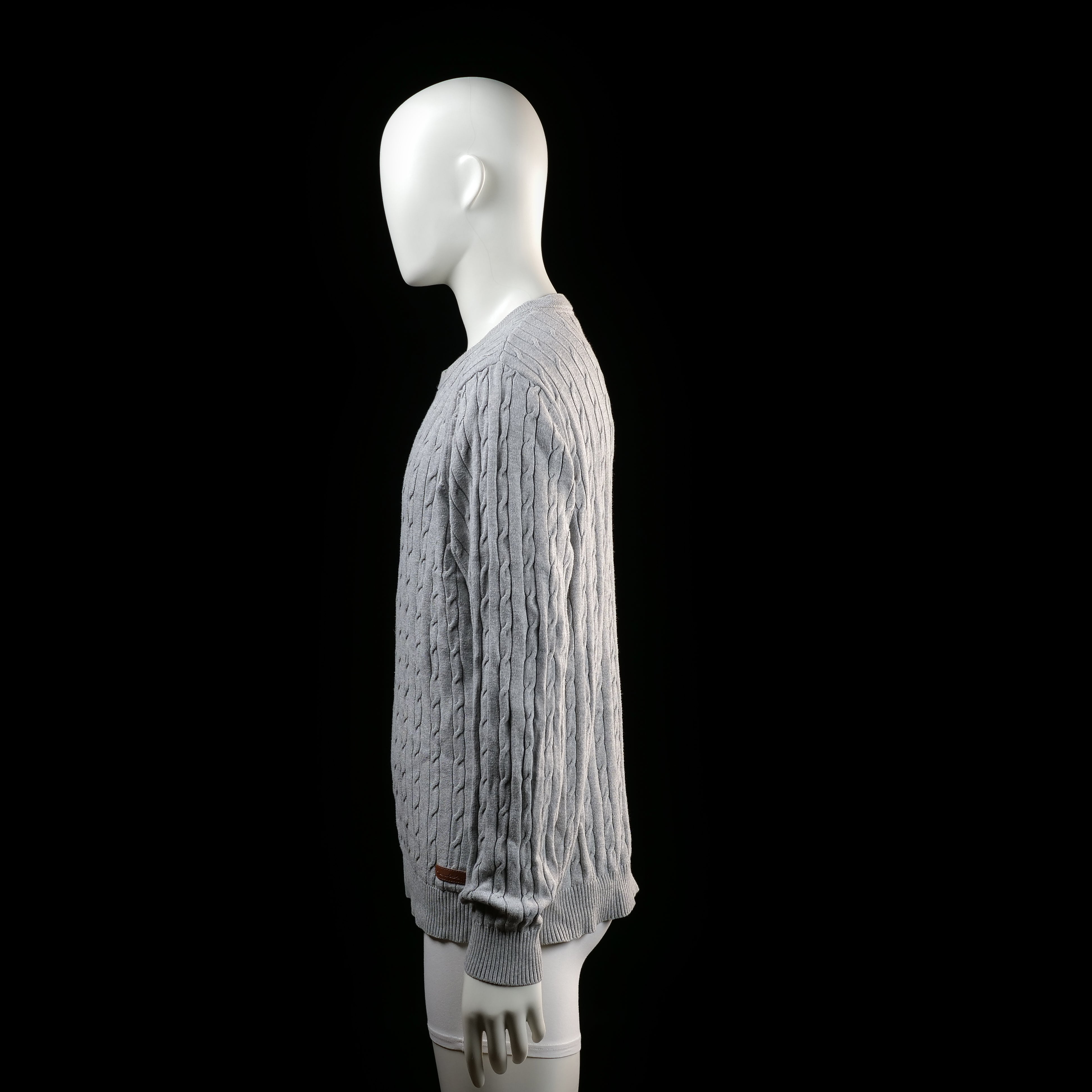 Bondelid - sweater - Light Gray - (Storlek: L)