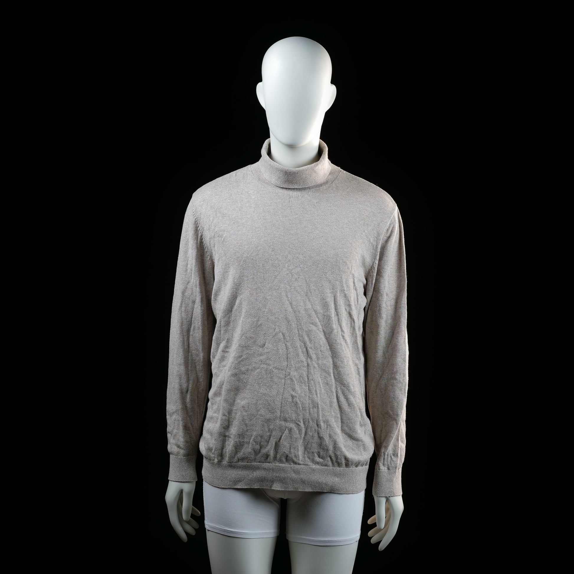 H&M - turtleneck - Beige - (Storlek: L)