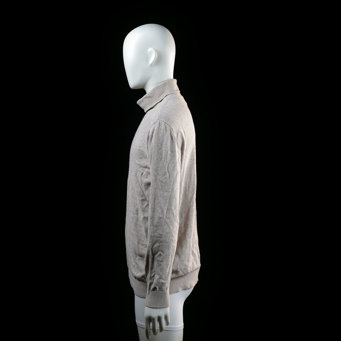 H&M - turtleneck - Beige - (Storlek: L)