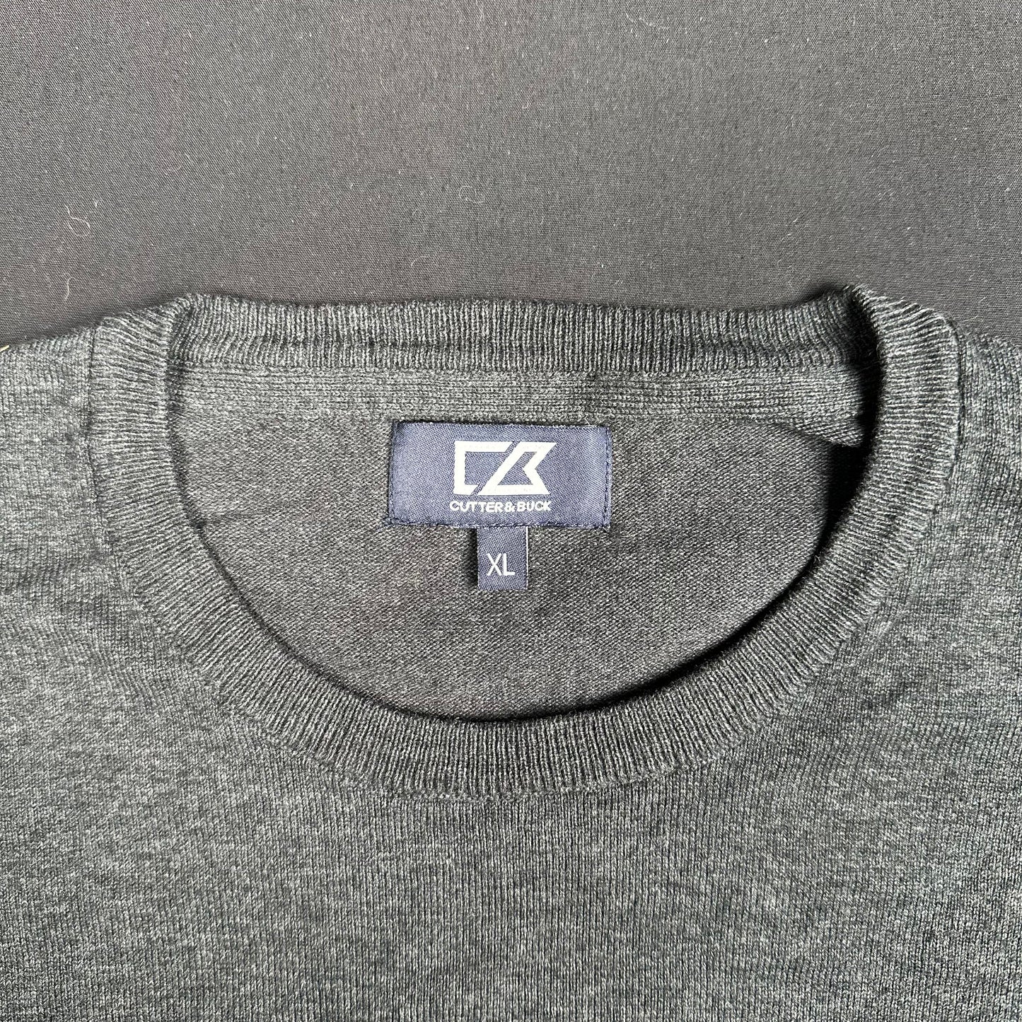 Cutter & Buck - sweatshirt - Charcoal - (Storlek: XL)