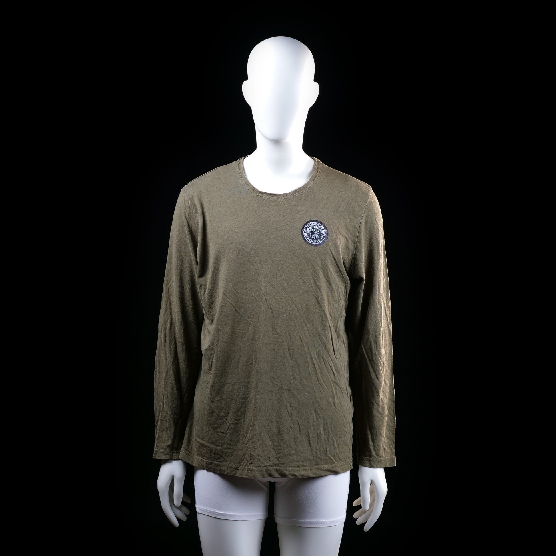 Merchant Marine - long-sleeve top - Olive - (Storlek: M)