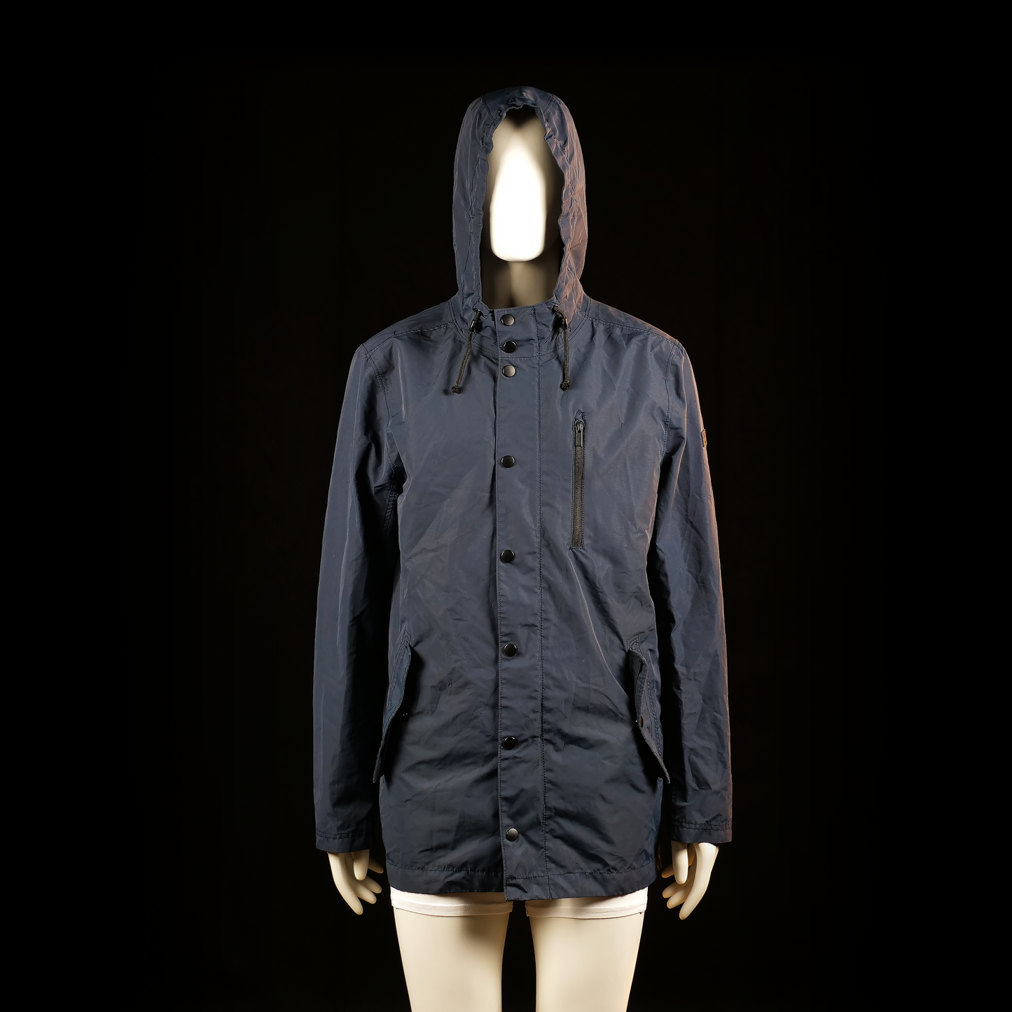 Cubus - rain jacket - Navy - (Storlek: M)
