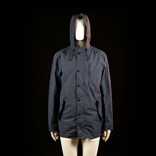 Cubus - rain jacket - Navy - (Storlek: M)