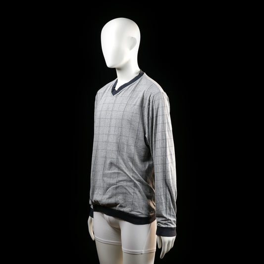 Identic - sweater - Light Gray, Black - (Storlek: M)