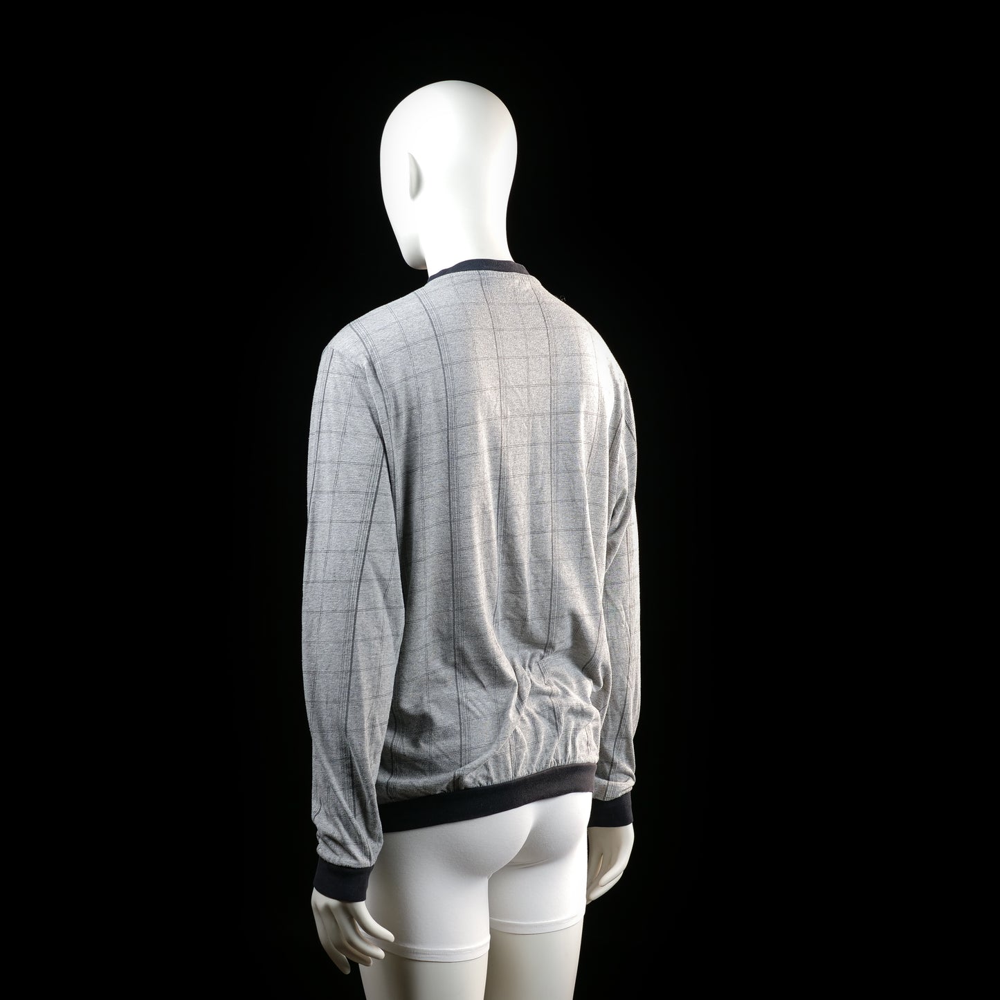 Identic - sweater - Light Gray, Black - (Storlek: M)