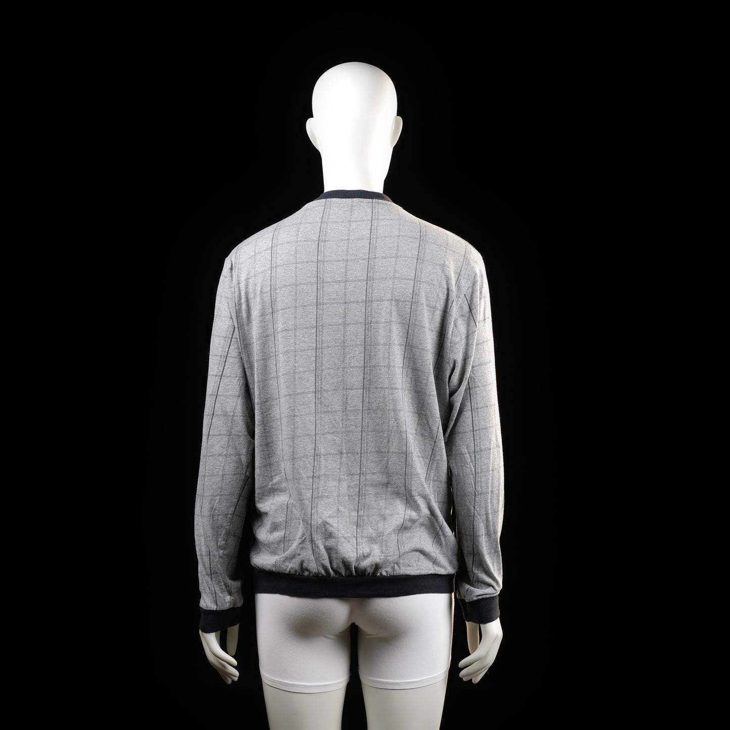 Identic - sweater - Light Gray, Black - (Storlek: M)