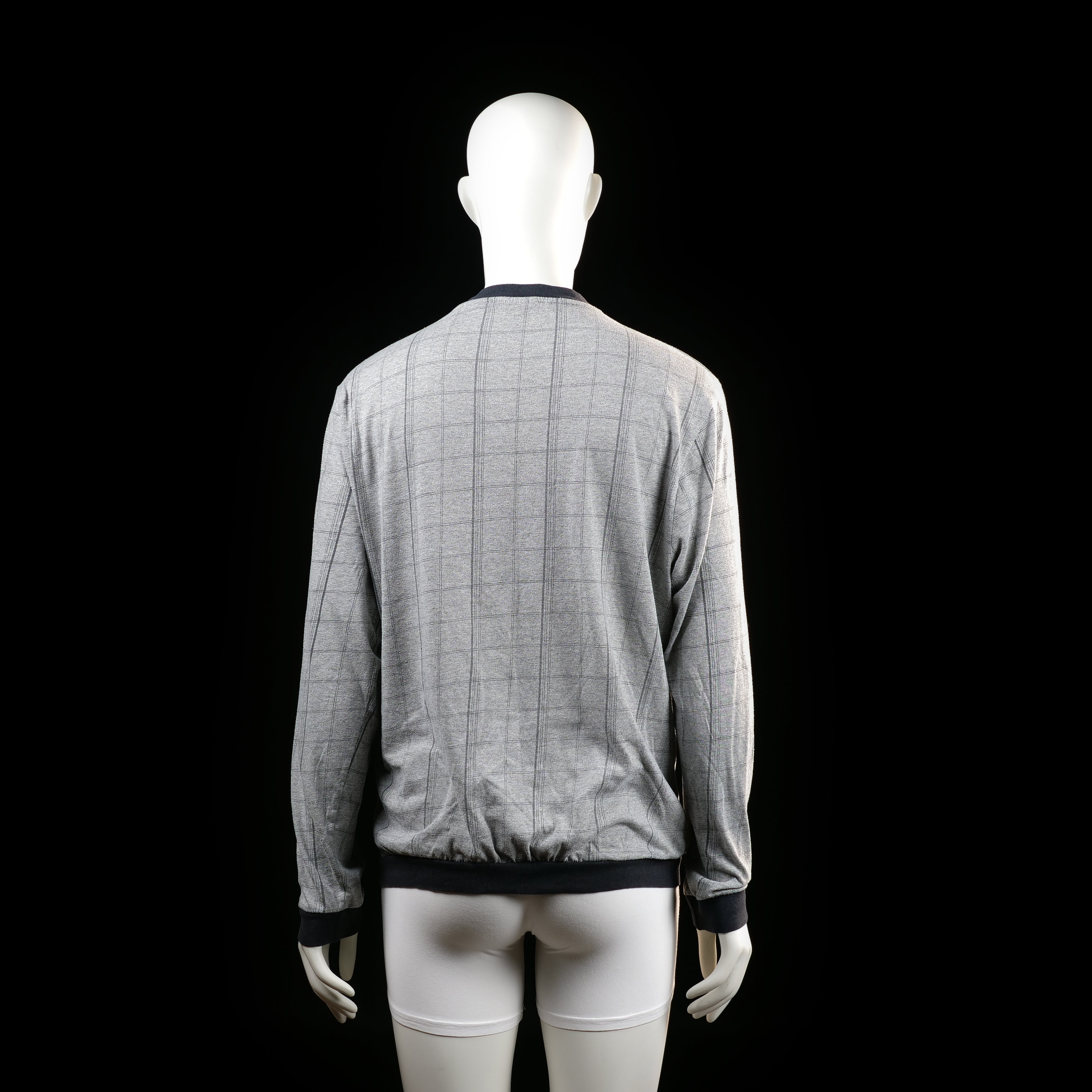 Identic - sweater - Light Gray, Black - (Storlek: M)