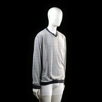 Identic - sweater - Light Gray, Black - (Storlek: M)