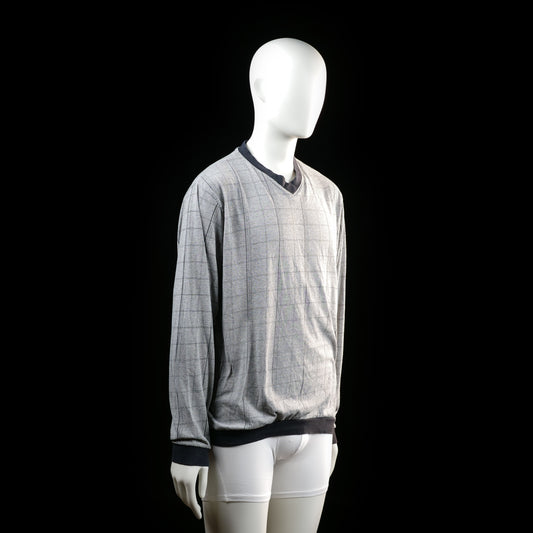 Identic - sweater - Light Gray, Black - (Storlek: M)